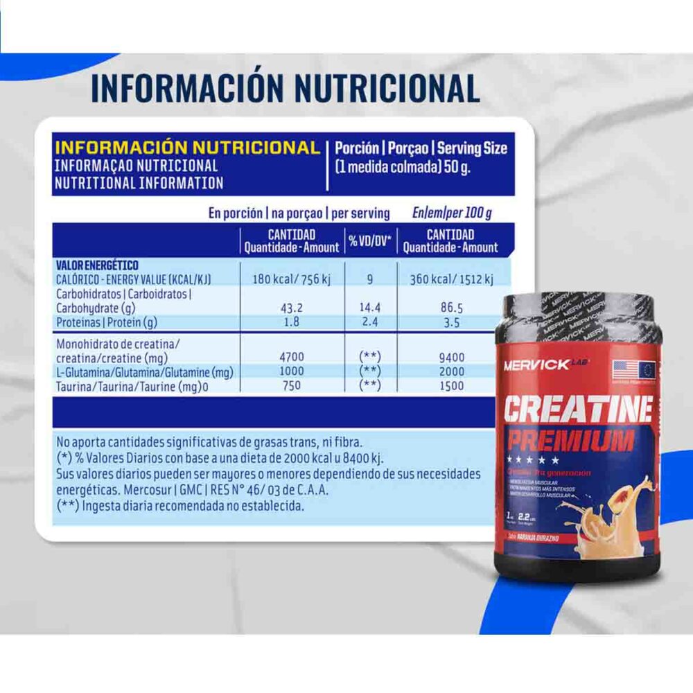 Creatina Premium 1kg Mervick