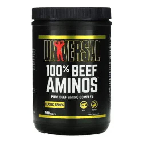 100% Beef Aminos 200tab Universal Nutrition