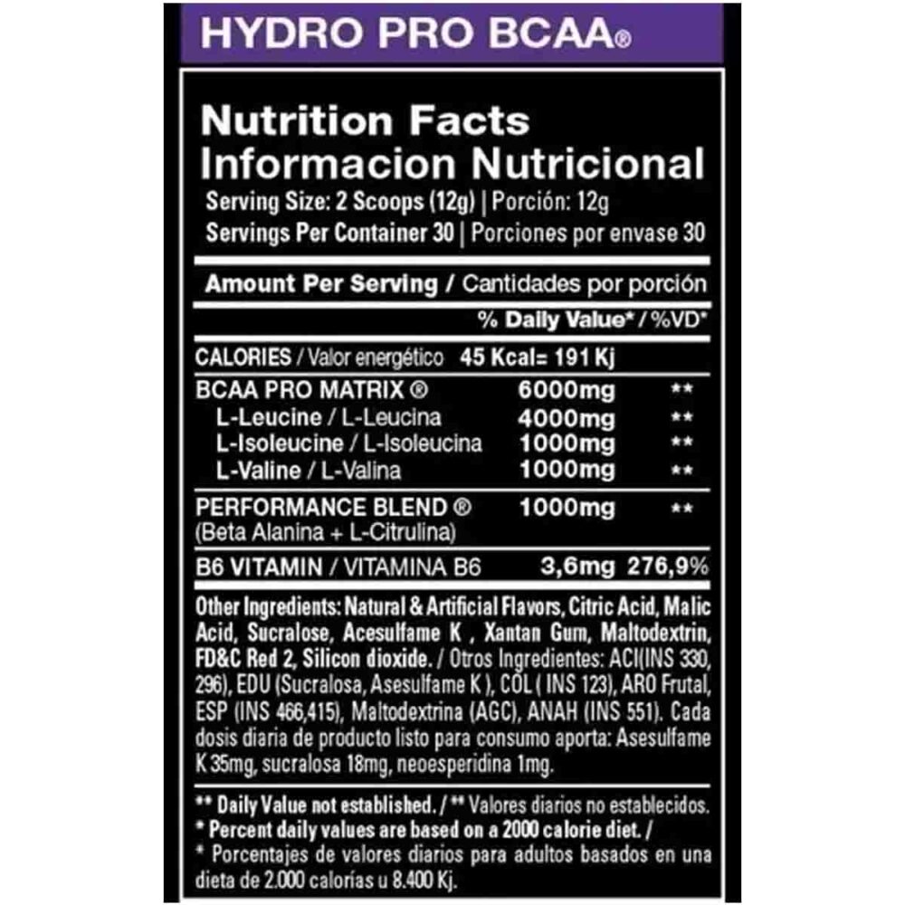 Hydro Bcaa 360g Xtrenght