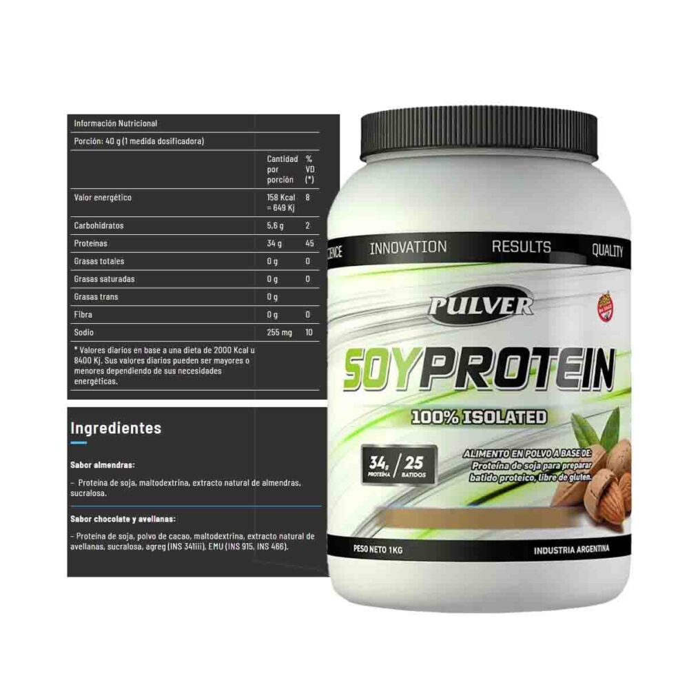 Soy Protein 1kg Pulver