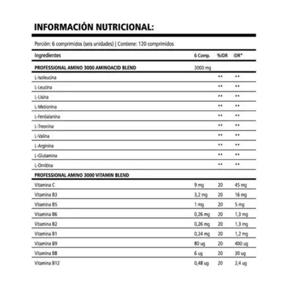 Amino 3000 120c Nutrilab