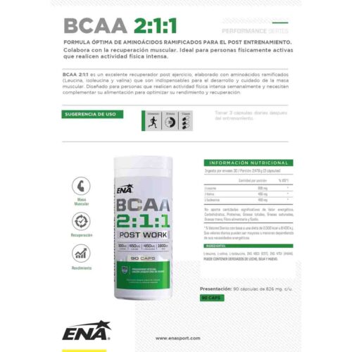 Bcaa 2:1:1 90c ENA