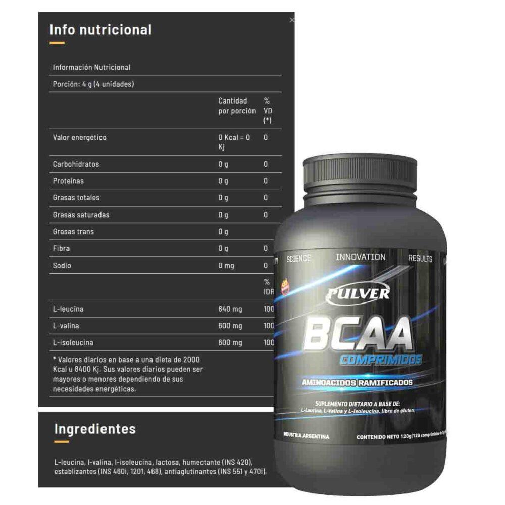 Bcaa 120c Pulver