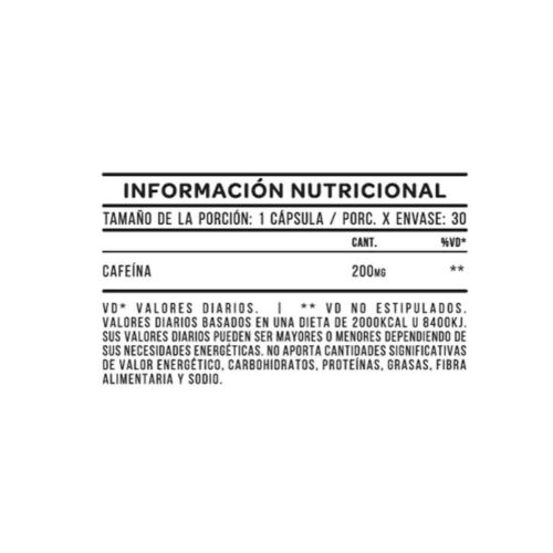 Caffeine 200 30c Star Nutrition