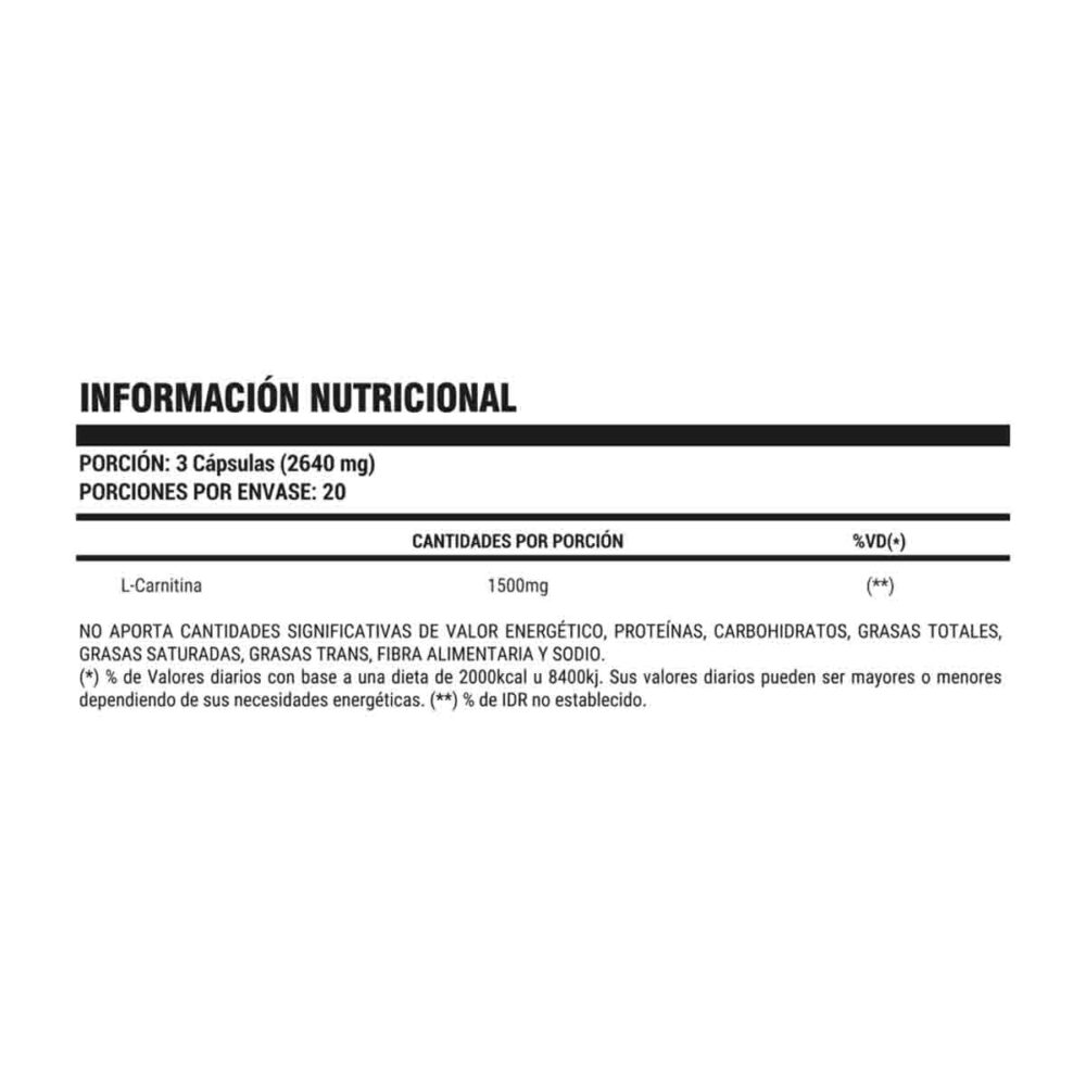 L-CARNITINE 1500 60c Hoch Sport