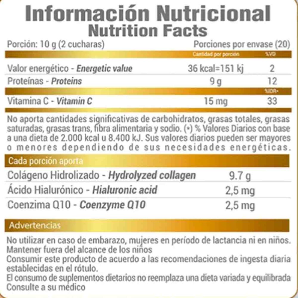 Colageno 200g Gold Nutrition