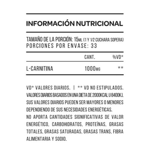 L- Carnitina Líquida 500mL Star Nutrition