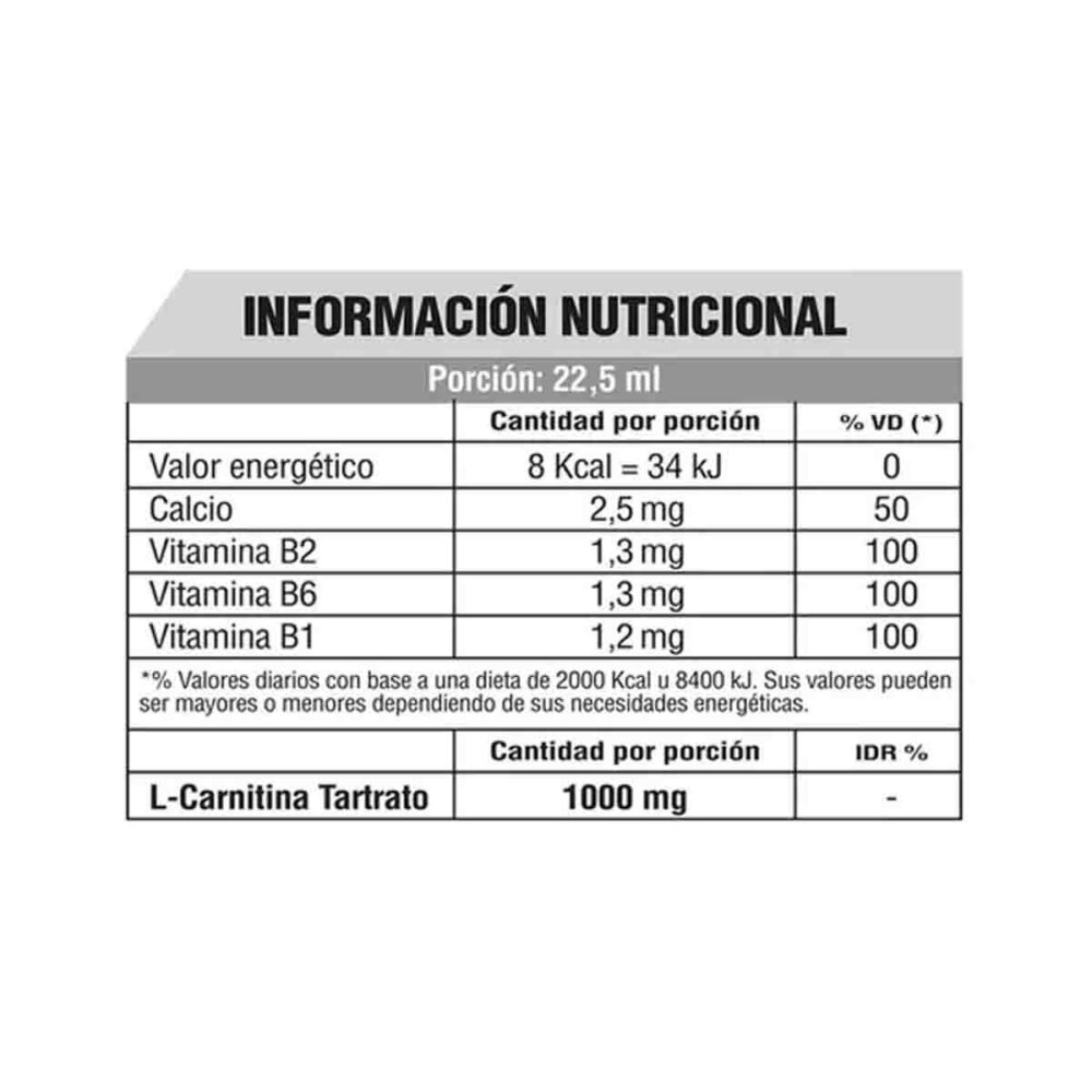 L-Carnitina Líquida 500mL Gentech