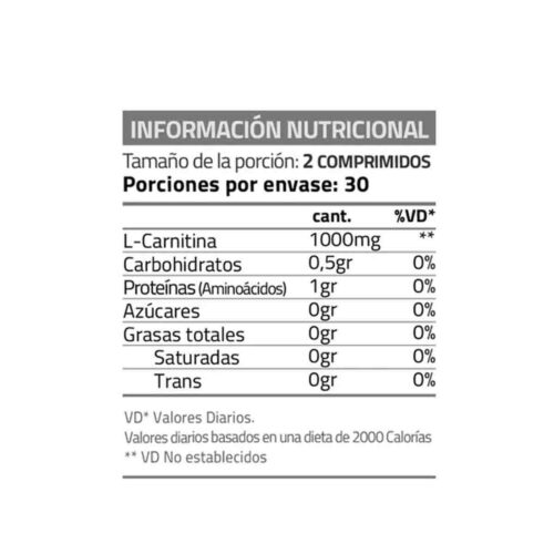 L-Carnitine 1000 60c Star Nutrition
