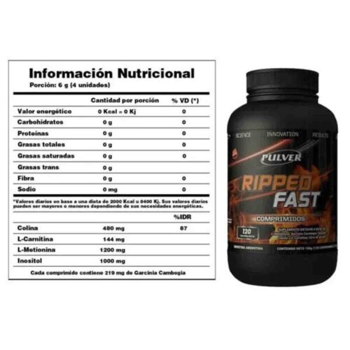 Ripped Fast 120c Pulver