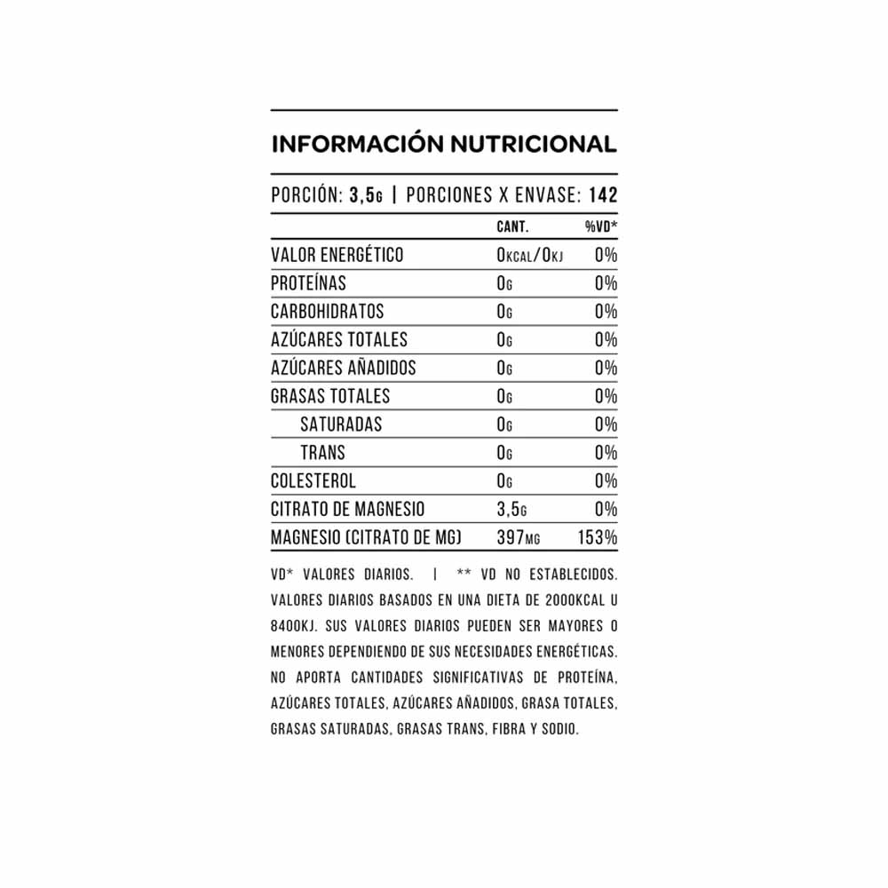 Citrato de Magnesio 500g Star Nutrition