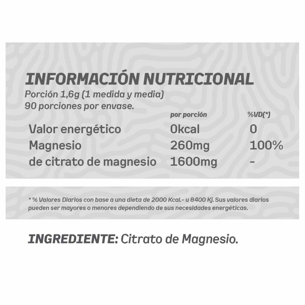 Citrato de Magnesio 144g Granger