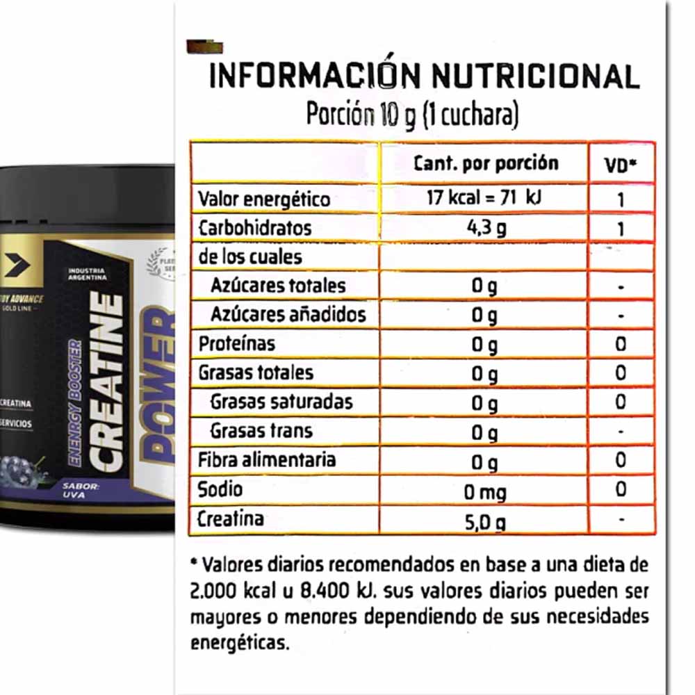 Creatina 300g Body Advance