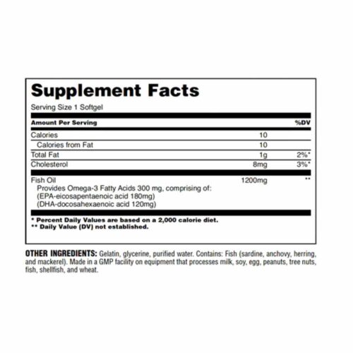 Fish Oil 100c Universal Nutrition