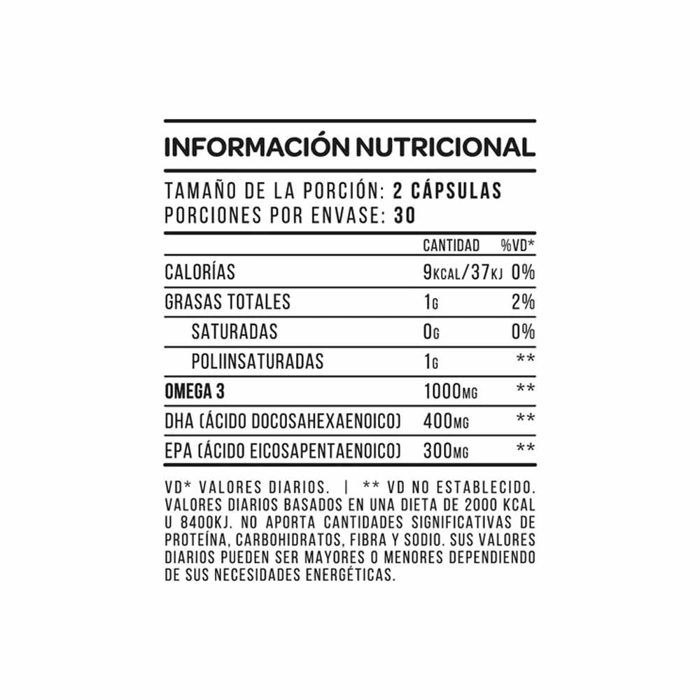 Omega 3 Fish Oil 60c Star Nutrition