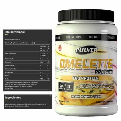 Omelette Proteico 500g Pulver