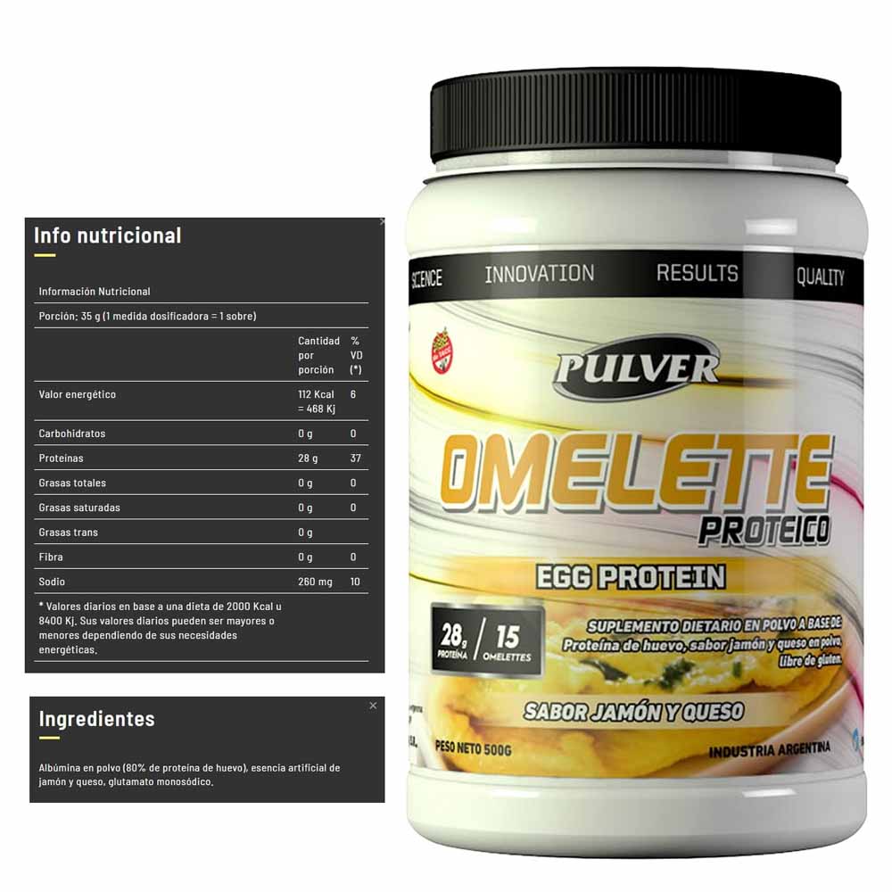 Omelette Proteico 500g Pulver