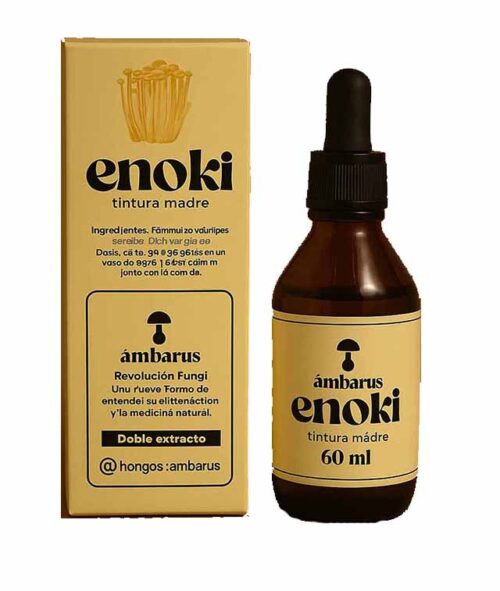 Enoki Tintura Madre 60mL Ámbarus