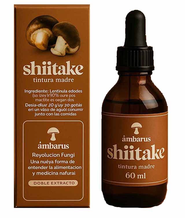 Shiitake Tintura Madre 60mL Ámbarus