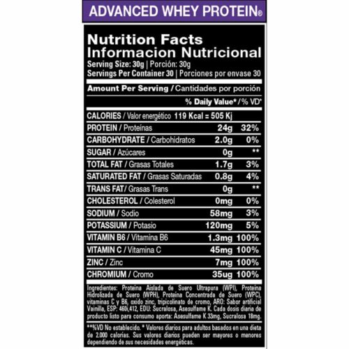 Advanced Whey Protein 2lb Xtrenght