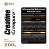 Creatina Creapure 200g Gold Nutrition