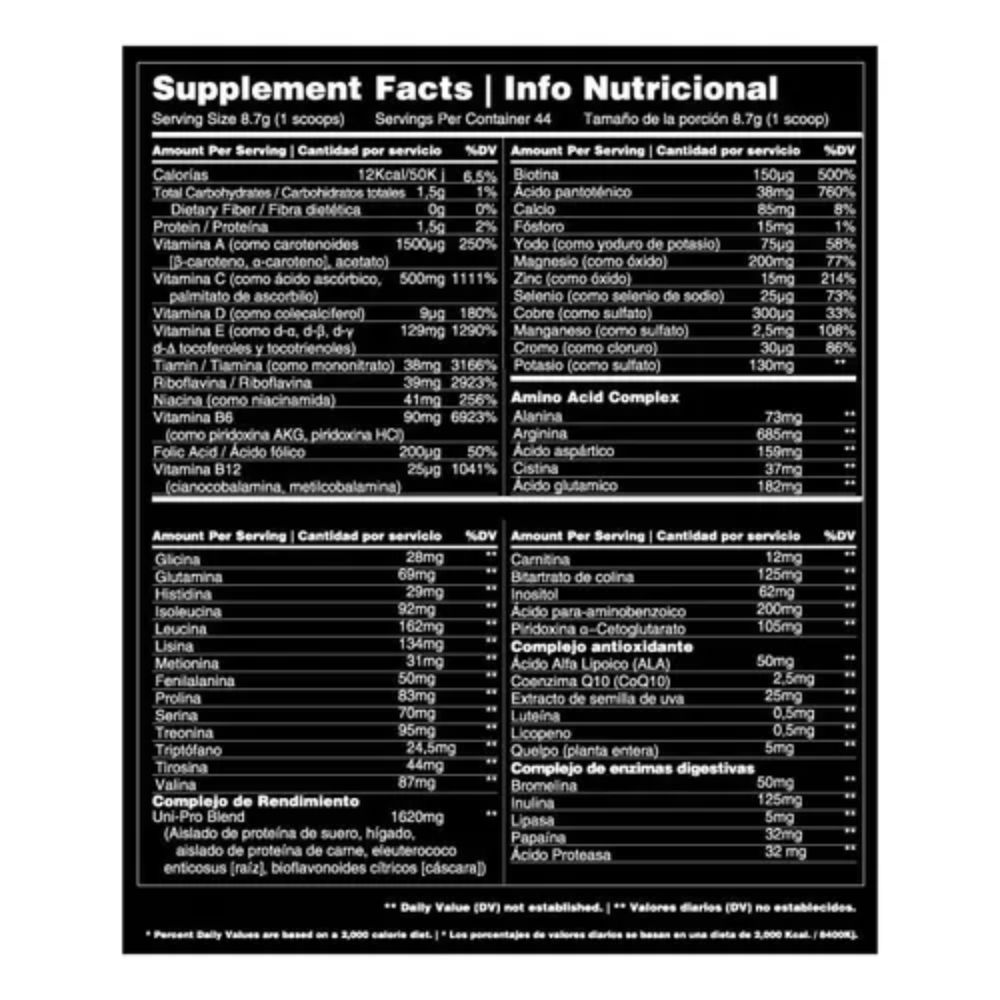 Animal Pak 383g Universal Nutrition