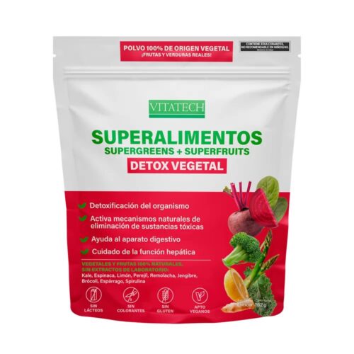 SUPERALIMENTOS- DETOX VEGETAL 162g VITATECH