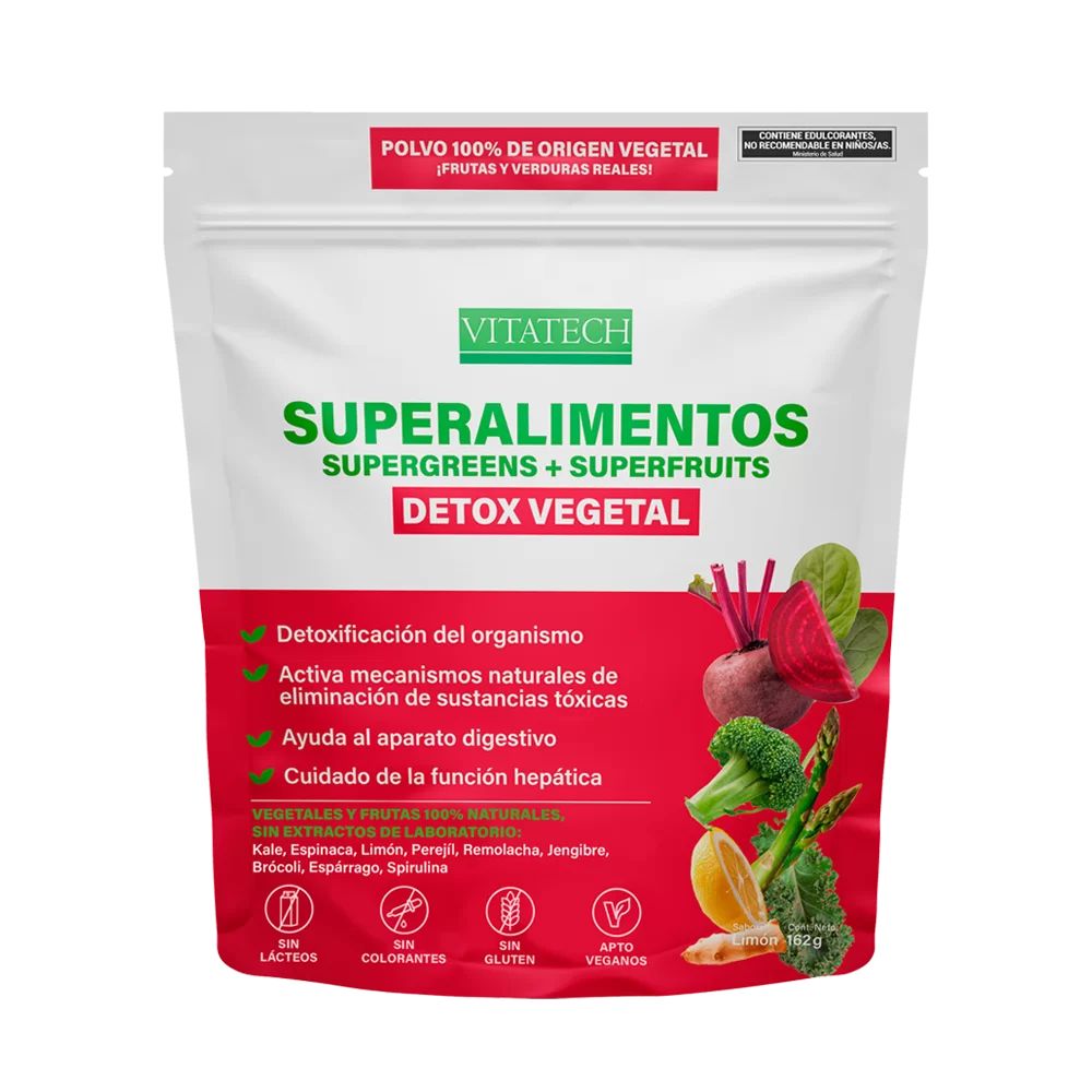 SUPERALIMENTOS- DETOX VEGETAL 162g VITATECH