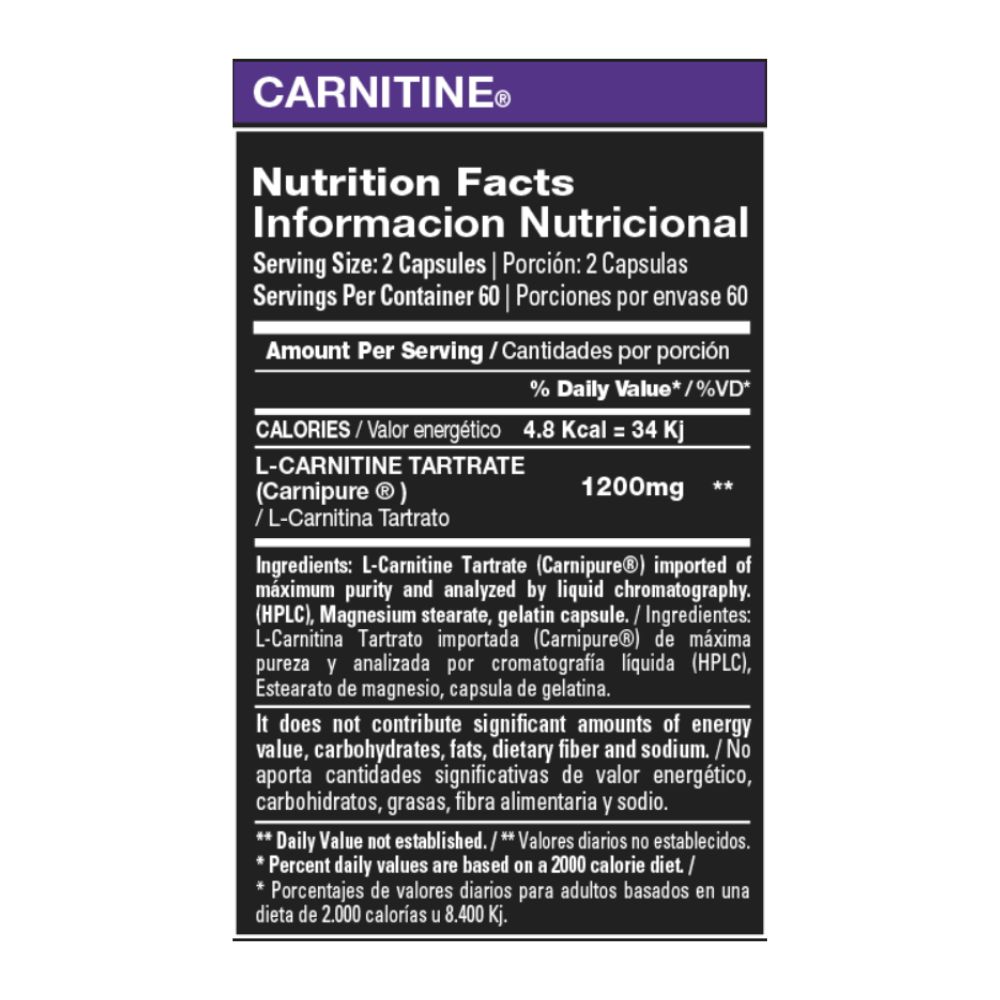 L- Carnitine 90c Xtrenght